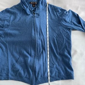 Michael Kors cashmere fullzip hoodie